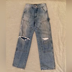 BDG Urban Outfitters distressed high-rise carpenter jeans
